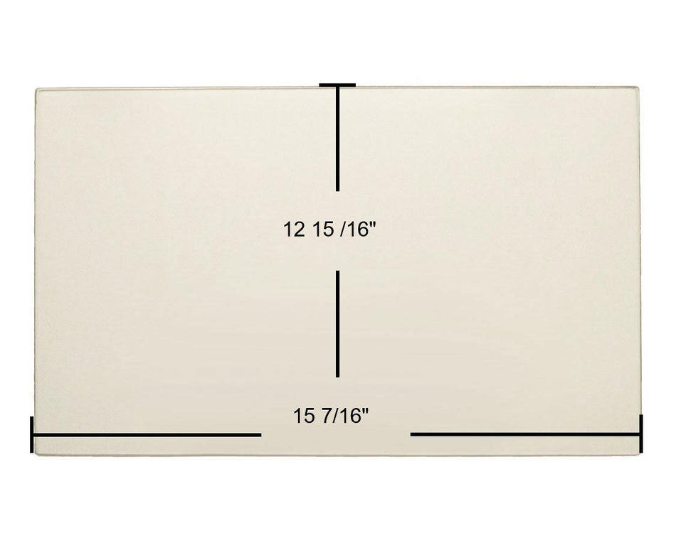 Hearthstone Green Mountain 40 (8640) Ceramic Glass Panel – Replacement for Part #96-58405 / 3030-053 (15 7/16" x 12 15/16")