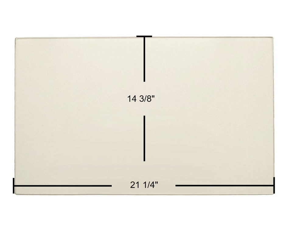 Hearthstone Green Mountain 80 (8680) Ceramic Glass Panel – Replacement for Part #96-58805 (21 1/4" x 14 1/2")