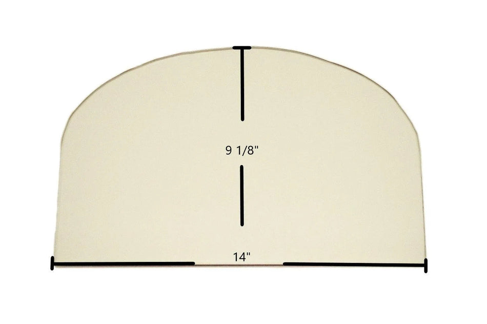 Jotul F 3 / Series 3 Ceramic Glass Panel – Replacement for Part #126140 (14" x 9 1/8") - Total Hearth