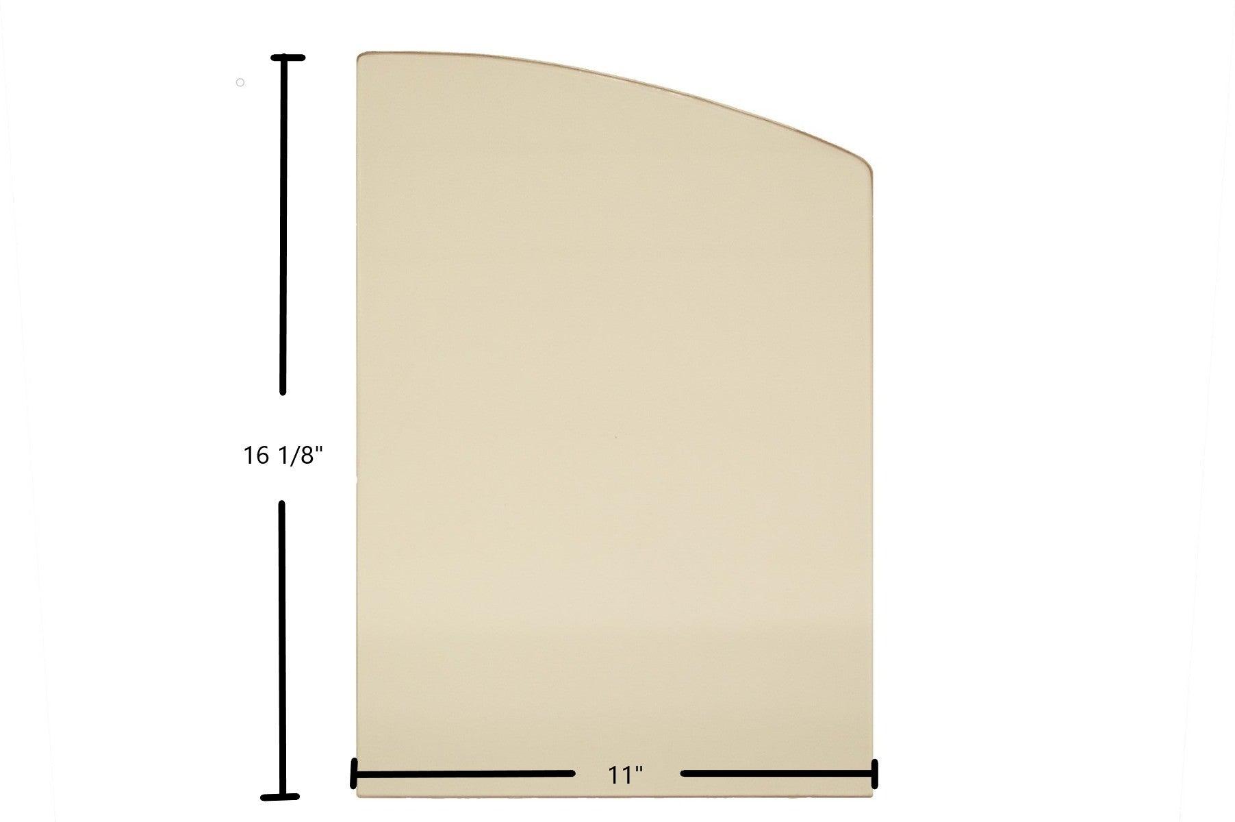 Kozy Heat 231-CC / 231-ZC Ceramic Glass Panel – 11" x 16 1/8" (Part #150-375) - Total Hearth