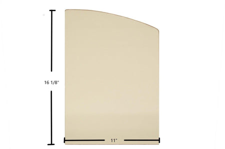 Kozy Heat 231-CC / 231-ZC Ceramic Glass Panel – 11" x 16 1/8" (Part #150-375) - Total Hearth