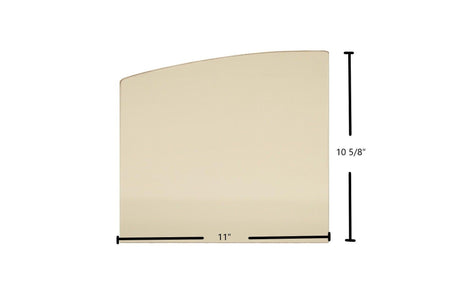 Lopi Flush Insert / Declaration Ceramic Glass Panel – 11" x 10 5/8" (Part #173-01042-1) - Total Hearth