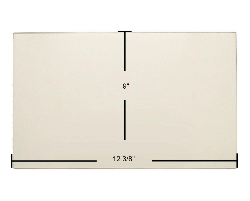 Master Forge / Cleveland Iron Works Glass Replacement – 12 3/8" x 9"
