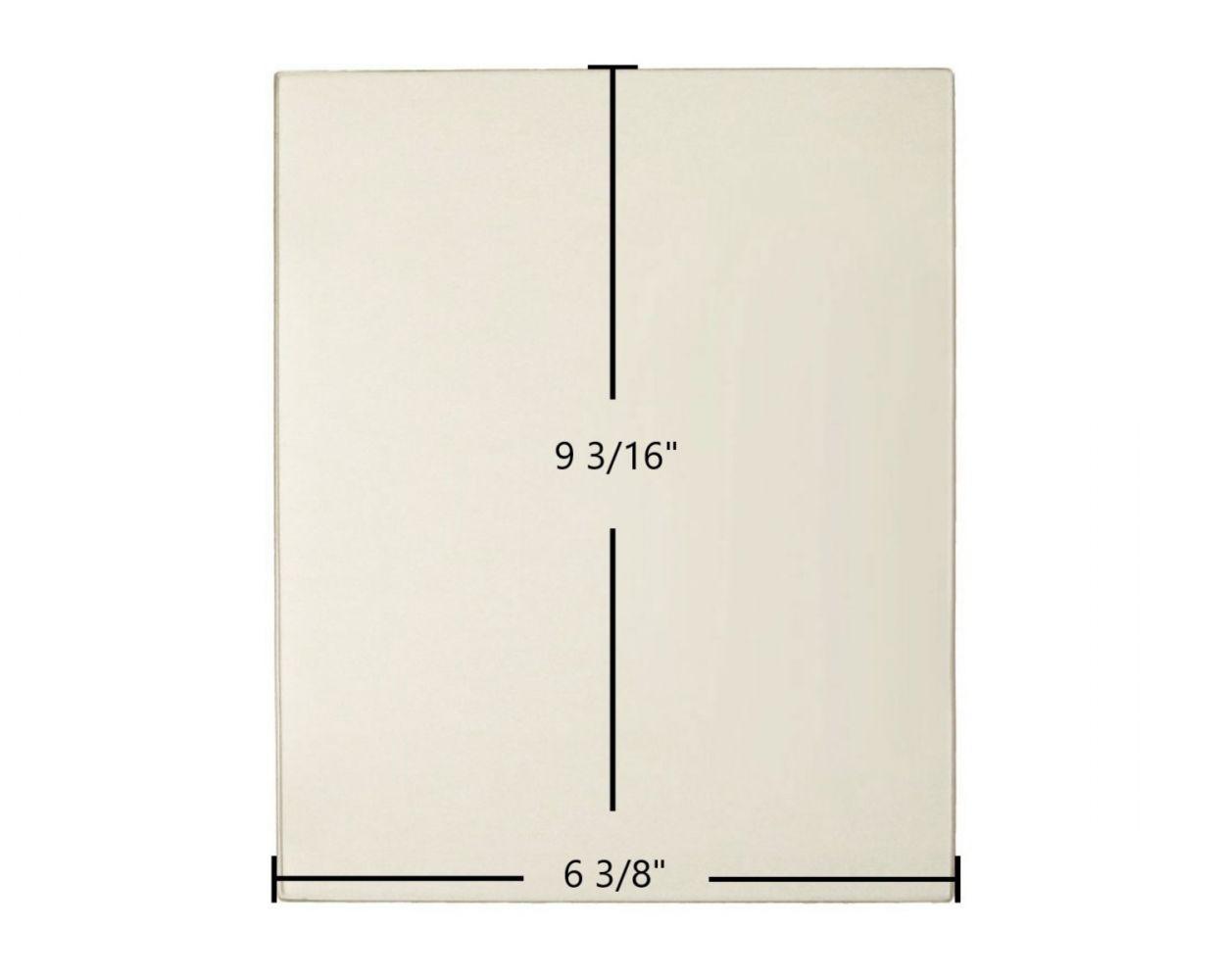 Morso 1400 Ceramic Glass Panel – 6 3/8" x 9 3/16" (Part #790726) - Total Hearth