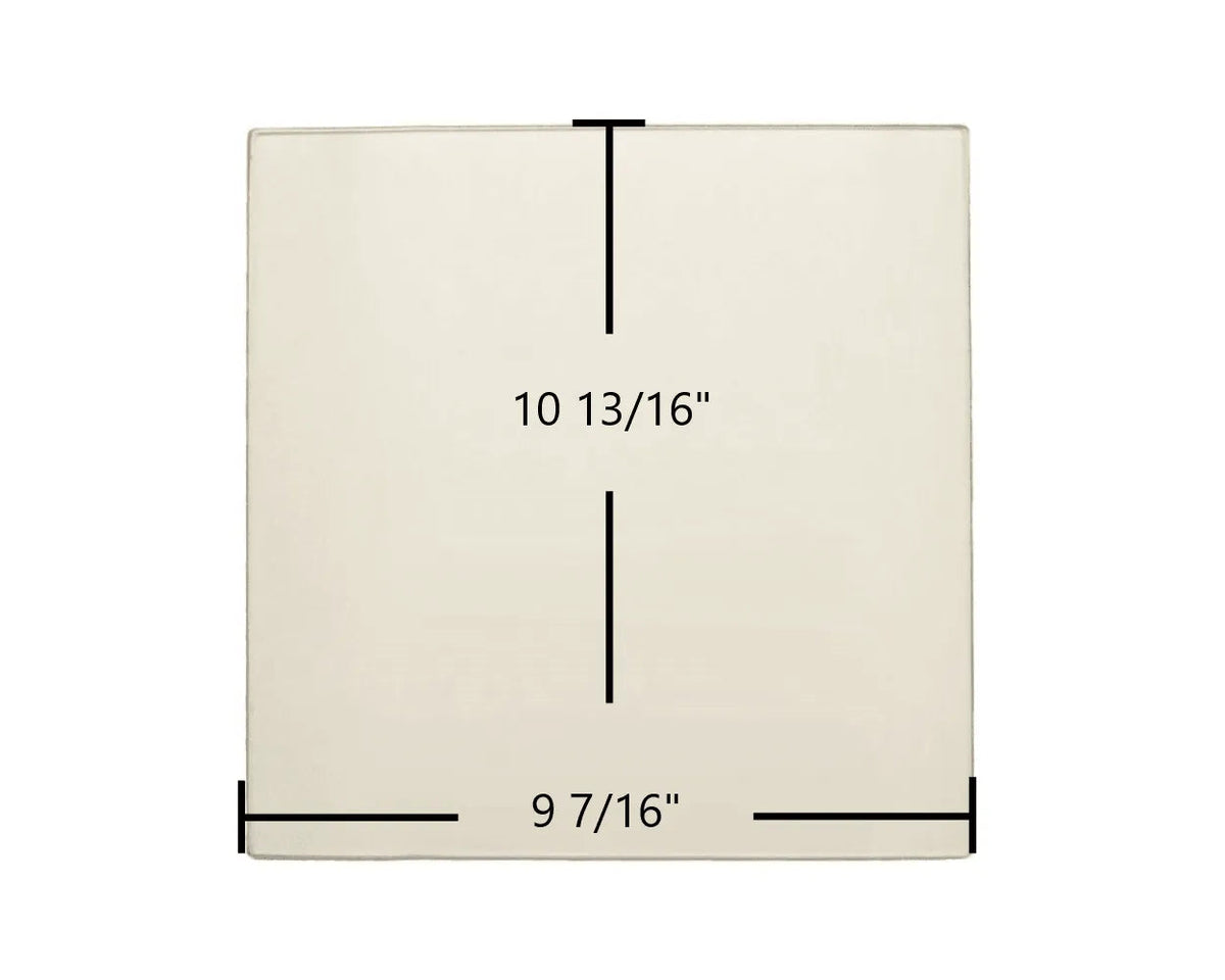 Morso Badger 3112 / 3142 Ceramic Glass Panel – 9 7/16" x 10 13/16" (Part #79310000) - Total Hearth