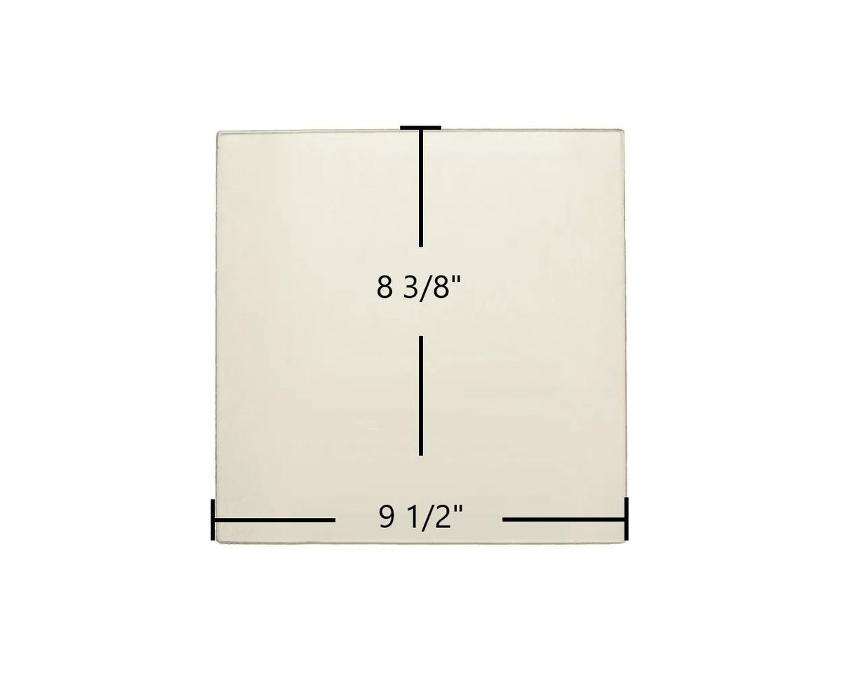 Morso Squirrel 1412 / Squirrel Convector Ceramic Glass Panel – 9 1/2" x 8 3/8" - Total Hearth