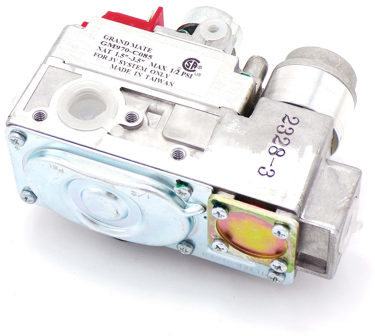 NBK-20910 Natural Gas Fireplace Valve | Dexen 6003K-3V - view 2
