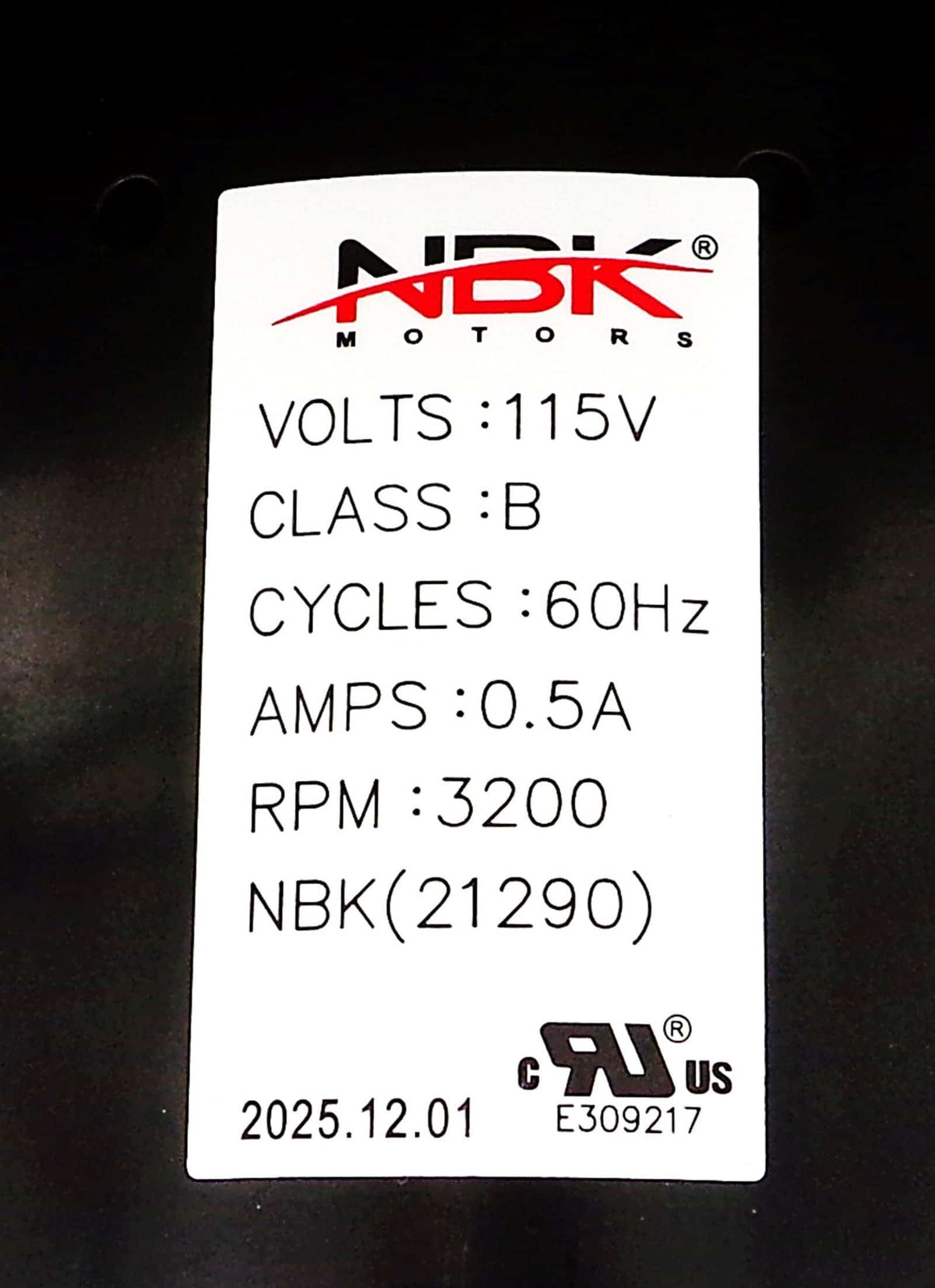NBK-21290 motor assembly - view 4