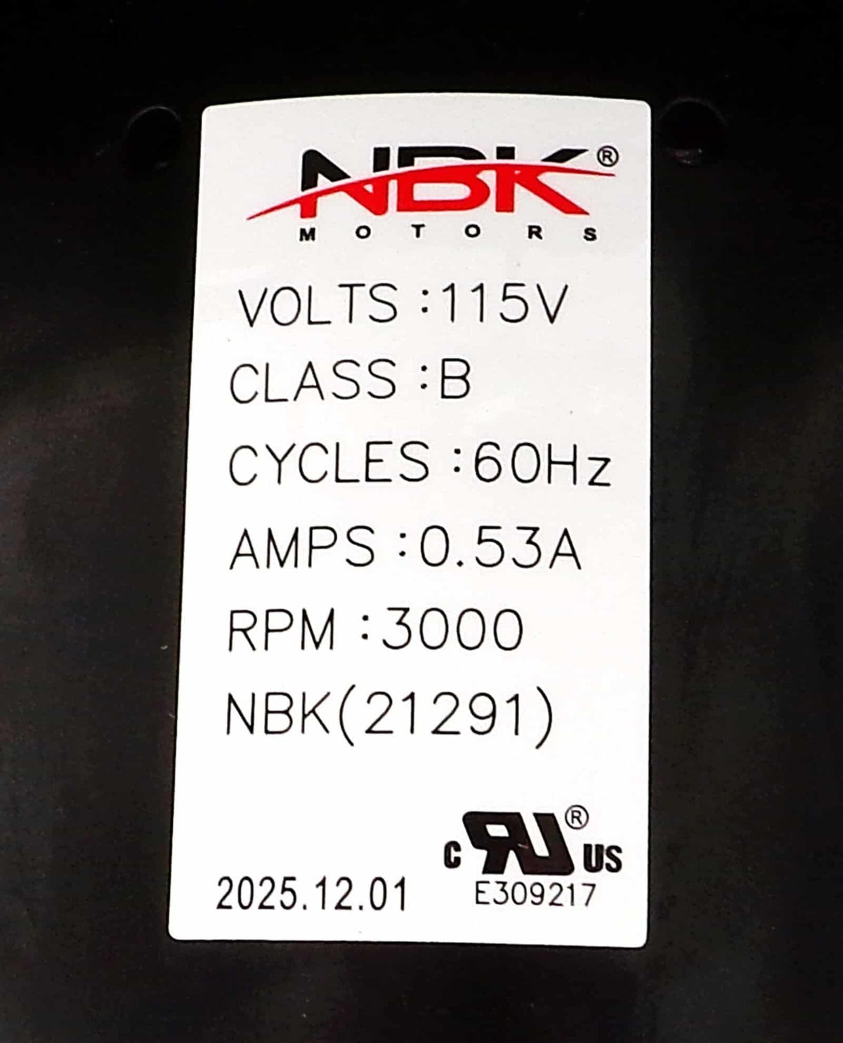 NBK-21291 motor assembly - view 2