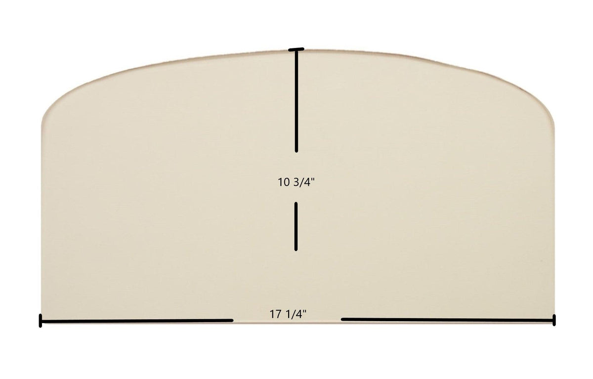 Napoleon OS10 Oil Stove Center Ceramic Glass Panel (17 1/4" x 10 3/4") – Replaces 188791 - Total Hearth