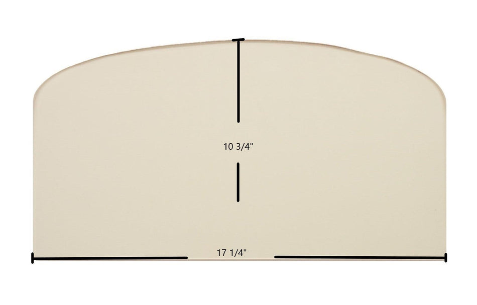 Napoleon OS10 Oil Stove Center Ceramic Glass Panel (17 1/4" x 10 3/4") – Replaces 188791 - Total Hearth