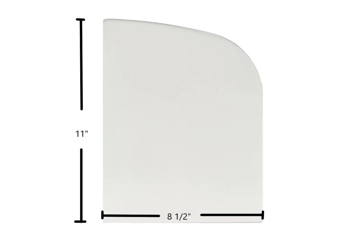 Napoleon 1600C / 1600C-1 Ceramic Glass Panel (8 1/2" x 11") – Replaces W010-2363 - Total Hearth