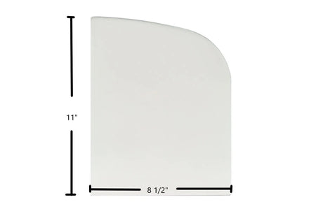 Napoleon 1600C / 1600C-1 Ceramic Glass Panel (8 1/2" x 11") – Replaces W010-2363 - Total Hearth