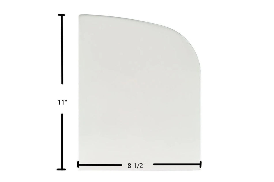 Napoleon 1600C / 1600C-1 Ceramic Glass Panel (8 1/2" x 11") – Replaces W010-2363 - Total Hearth