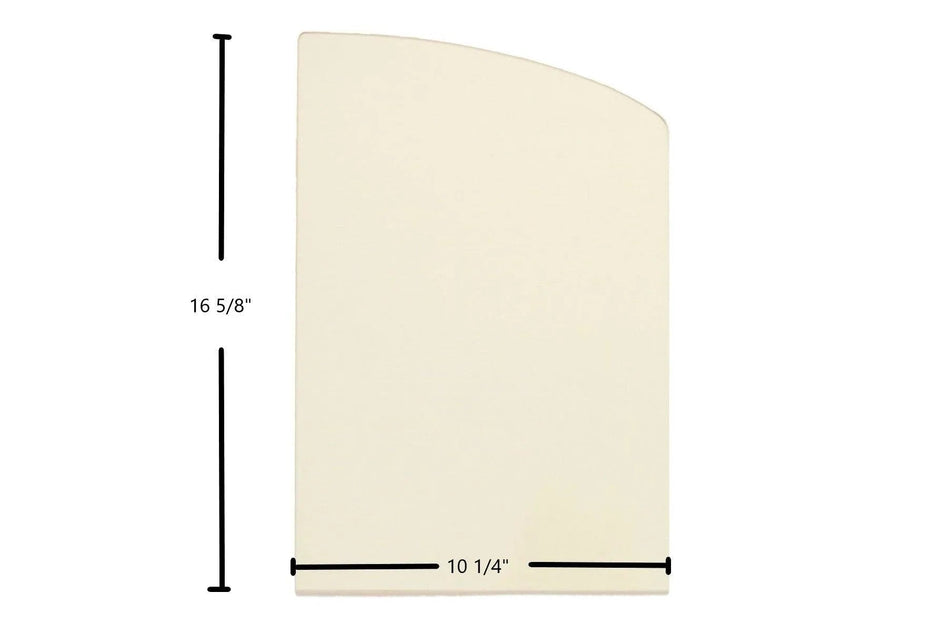 Napoleon NZ-26WI Side Ceramic Glass Panel (10 1/4" x 16 5/8") – Replaces W010-1512 / W010-1513 - Total Hearth