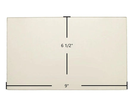 Omega Double Door Ceramic Glass Panel (9" x 6 1/2") – Replaces 7GLDD - Total Hearth