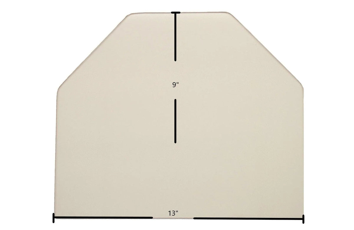 Omega Single Door Ceramic Glass Panel (13" x 9") – Replaces 7GOSD - Total Hearth