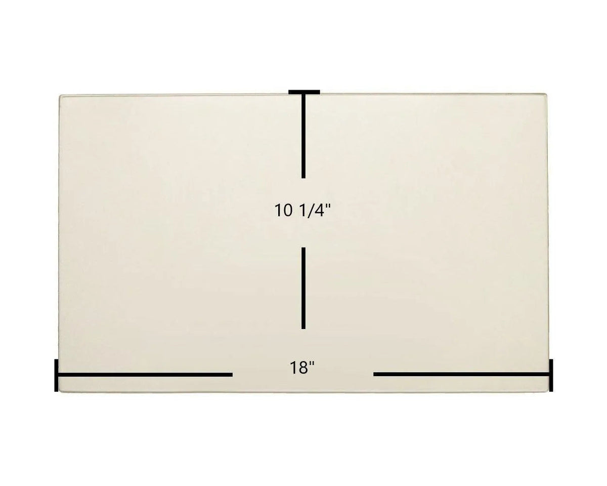 Pacific Energy Neostone 2.5 / Neo 2.5 LE / FP25 Ceramic Glass Panel (18" x 10 1/4") – Replaces 80000240 - Total Hearth