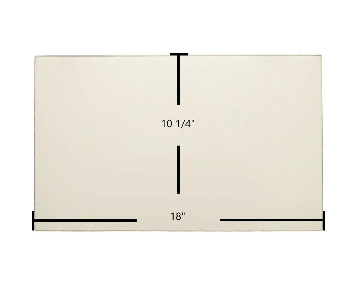 Pacific Energy Neostone 2.5 / Neo 2.5 LE / FP25 Ceramic Glass Panel (18" x 10 1/4") – Replaces 80000240 - Total Hearth