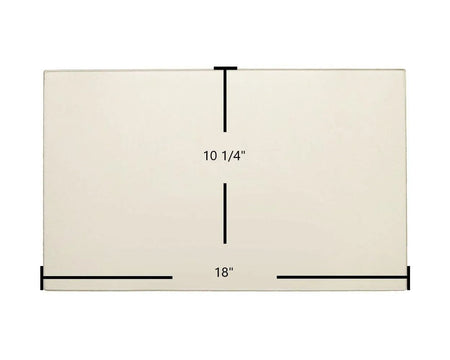 Pacific Energy Neostone 2.5 / Neo 2.5 LE / FP25 Ceramic Glass Panel (18" x 10 1/4") – Replaces 80000240 - Total Hearth