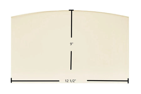 PelPro Arch Top Pellet PP60 / PP70 / PP130 Ceramic Glass Panel (12 1/2" x 9") – Replaces SRV-7081-173 - Total Hearth