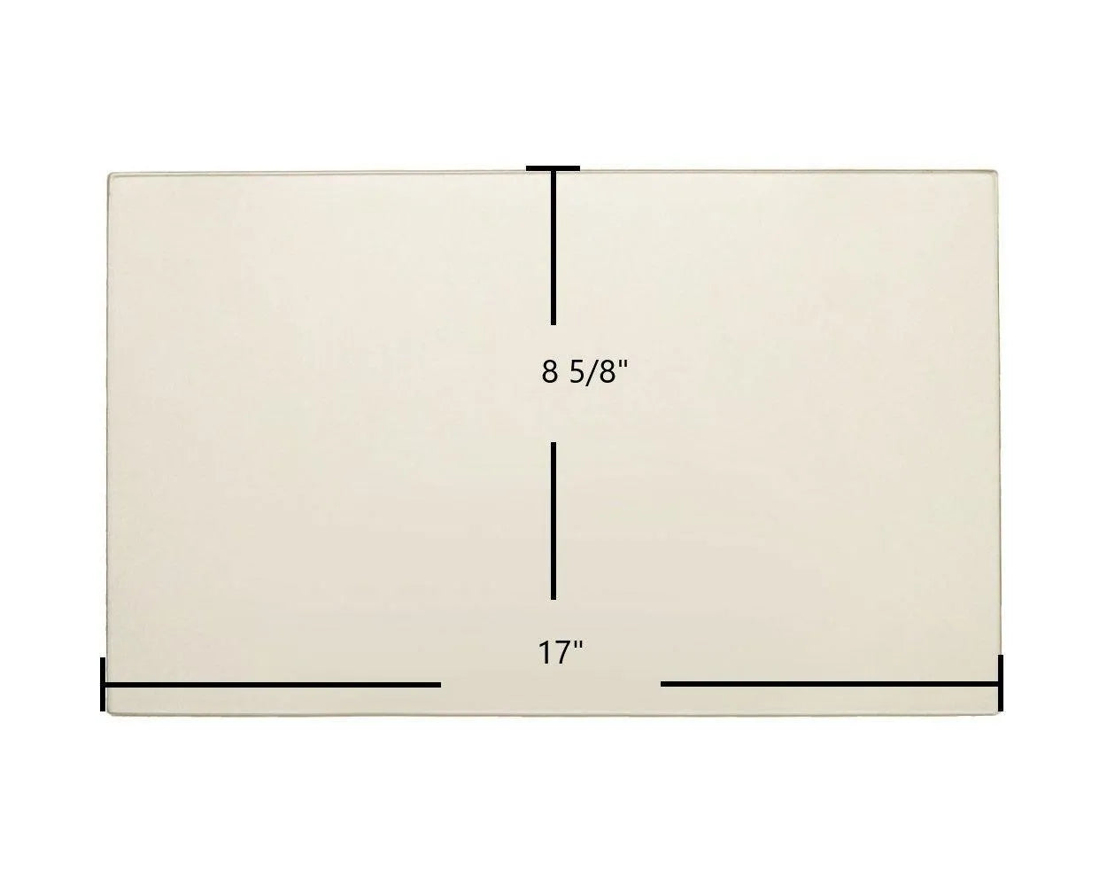 Saey Hannover II Glass Panel (3385) – 17" x 8 5/8" High-Temperature Ceramic Replacement - Total Hearth