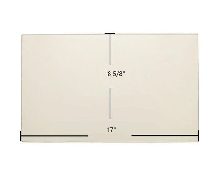 Saey Hannover II Glass Panel (3385) – 17" x 8 5/8" High-Temperature Ceramic Replacement - Total Hearth