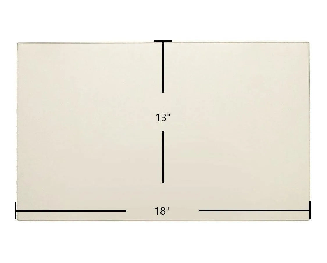 Shenandoah Large Single Door Glass Panel – 18" x 13" High-Temperature Ceramic Replacement - Total Hearth