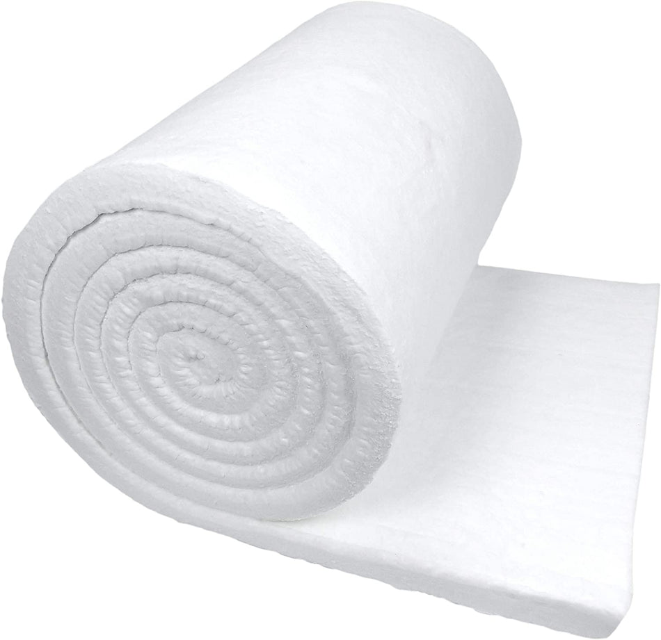 Superwool Ceramic Fiber Insulation, 1" Thick x 12" x 24", 2400F Fireproof Insulation Blanket - Sold by the Running Foot.