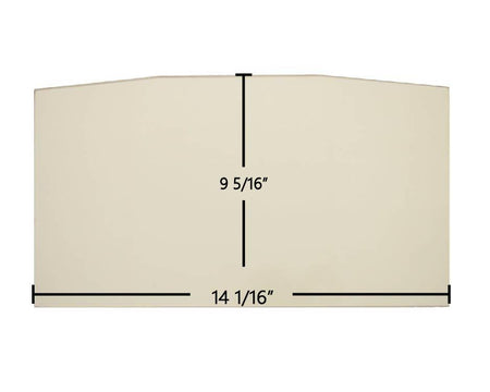 Sweet Home Single Door Ceramic Glass Panel – 14 1/16" x 9 5/16" - Total Hearth