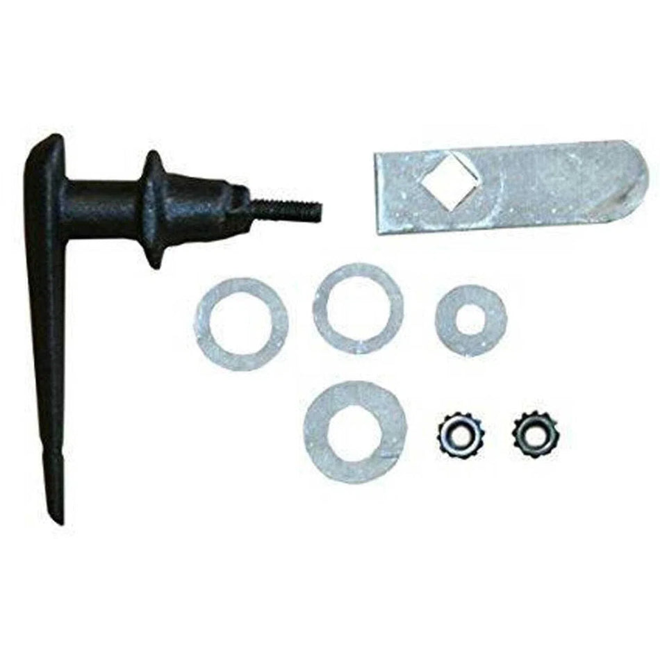 US Stove Handle Latch Kit – LK26SV | Fits Wonderwood & Wondercoal Circulators | Heavy-Duty Cast Iron - Total Hearth