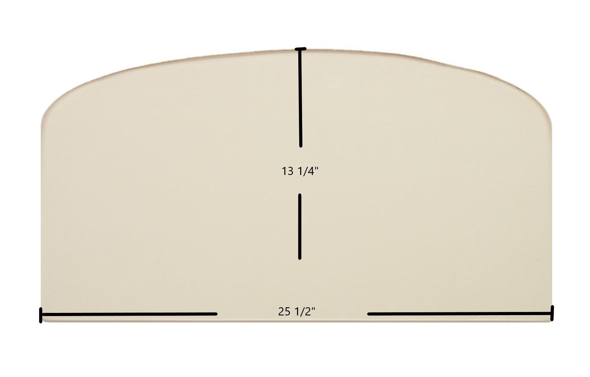 Vermont Castings EWF30 Glass Panel (25 1/2" x 13 1/4") | OEM High-Temp Replacement | Part #200-08684 - Total Hearth