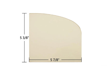 Vermont Castings Intrepid II 2070 / 1308 Glass Panel (5 7/8" x 5 3/8") | OEM High-Temp Replacement | Part #140-1153 / 140-1154 - Total Hearth