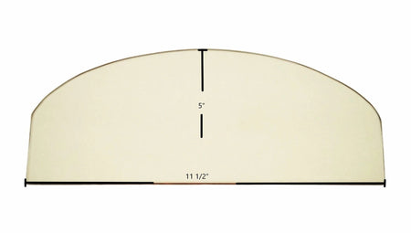 Vermont Castings Resolute Single Door Glass Panel (11 1/2" x 5") | OEM High-Temp Replacement - Total Hearth