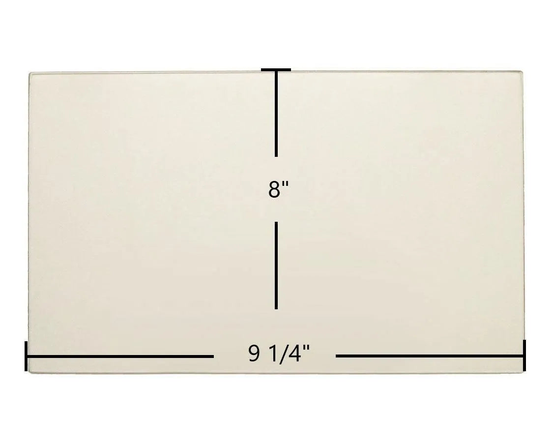 Amaizablaze 2100, 7100 Replacement Glass – 9 1/4" x 8" with Corner Cut (Part #P-2112 / P-2012) - Total Hearth