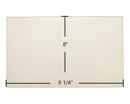 Amaizablaze 2100, 7100 Replacement Glass – 9 1/4" x 8" with Corner Cut (Part #P-2112 / P-2012) - Total Hearth