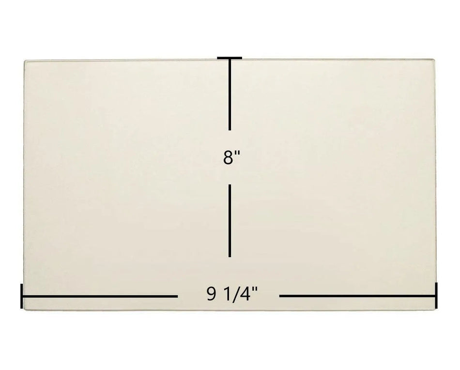 Amaizablaze 2100, 7100 Replacement Glass – 9 1/4" x 8" with Corner Cut (Part #P-2112 / P-2012) - Total Hearth