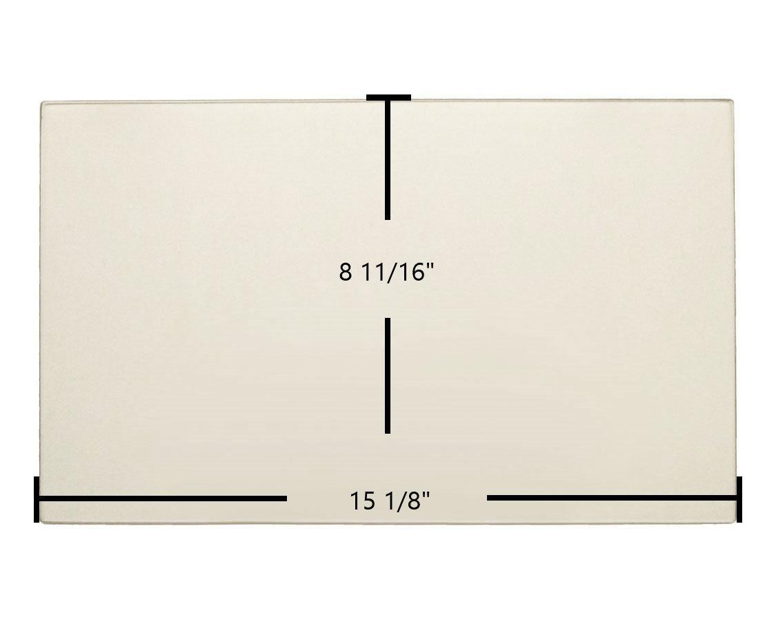 American Energy Magnum 6500, Magnum 7500, Country Side, Queen Anne Glass – 15 1/8" x 8 11/16" (Part #MF3531) - Total Hearth