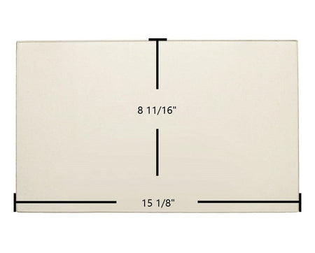 American Energy Magnum 6500, Magnum 7500, Country Side, Queen Anne Glass – 15 1/8" x 8 11/16" (Part #MF3531) - Total Hearth