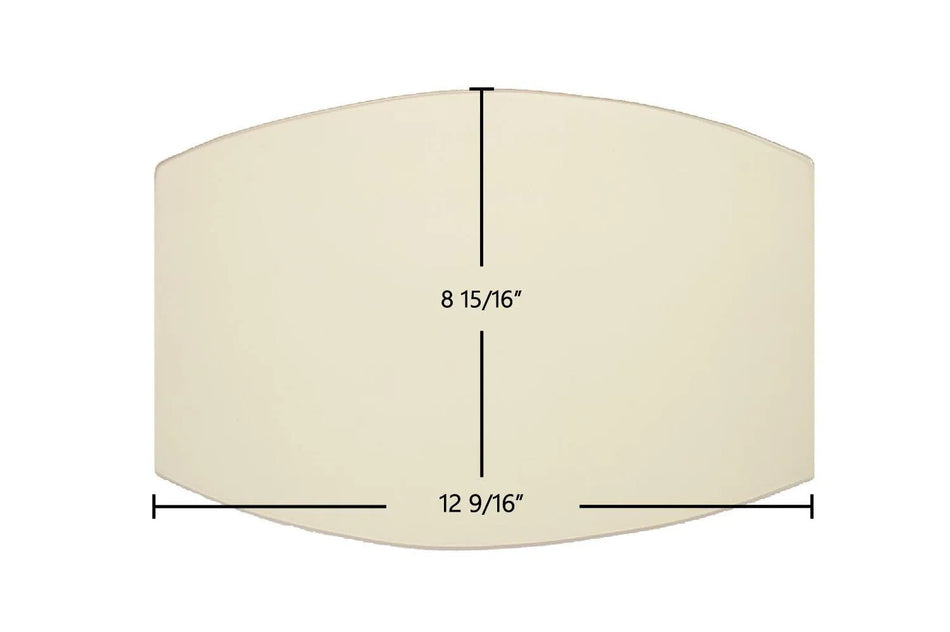 American Energy Magnum Baby, Essex, T40, Winchester Glass – 12 9/16" x 8 15/16" Arched (Part #RP2089) - Total Hearth