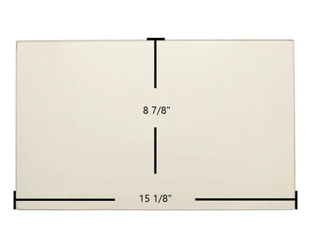 Country Flame Sequoia 2160 / FA 455 Ceramic Glass Panel – 15 1/8" x 8 7/8" (Part #700-1011-1) - Total Hearth