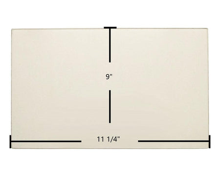 Regency Center Ceramic Glass Panel – 11 1/4" x 9" (Part 0610-8019 / 7GA36C-1) - Total Hearth