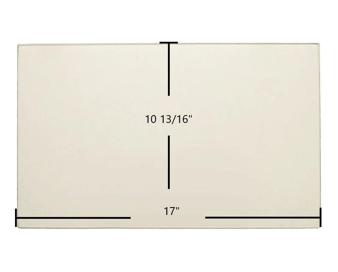 St. Croix Ashby & Afton Bay Front Glass Panel (80P20034-R) – 17" x 10 13/16" High-Temperature Ceramic Replacement - Total Hearth