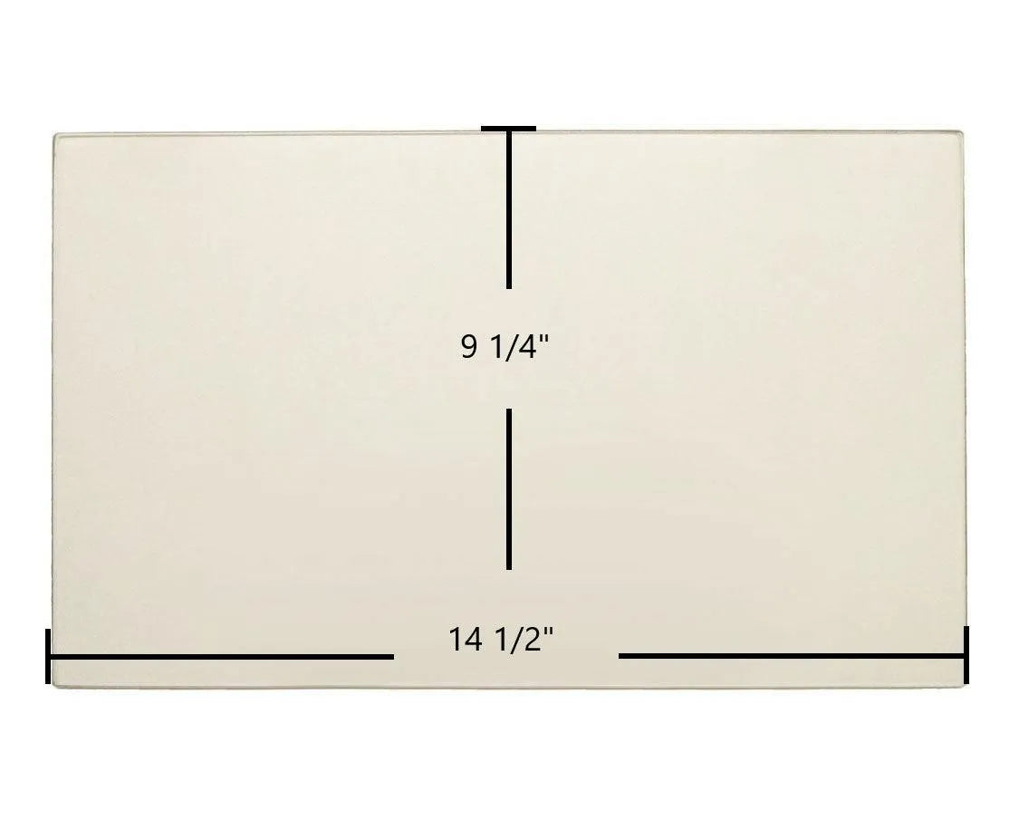 St. Croix Auburn & Prescott Glass Panel (80P20033-R) – 14 1/2" x 9 1/4" High-Temperature Ceramic Replacement - Total Hearth