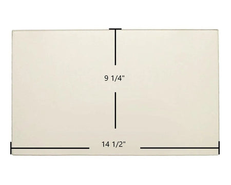 St. Croix Auburn & Prescott Glass Panel (80P20033-R) – 14 1/2" x 9 1/4" High-Temperature Ceramic Replacement - Total Hearth