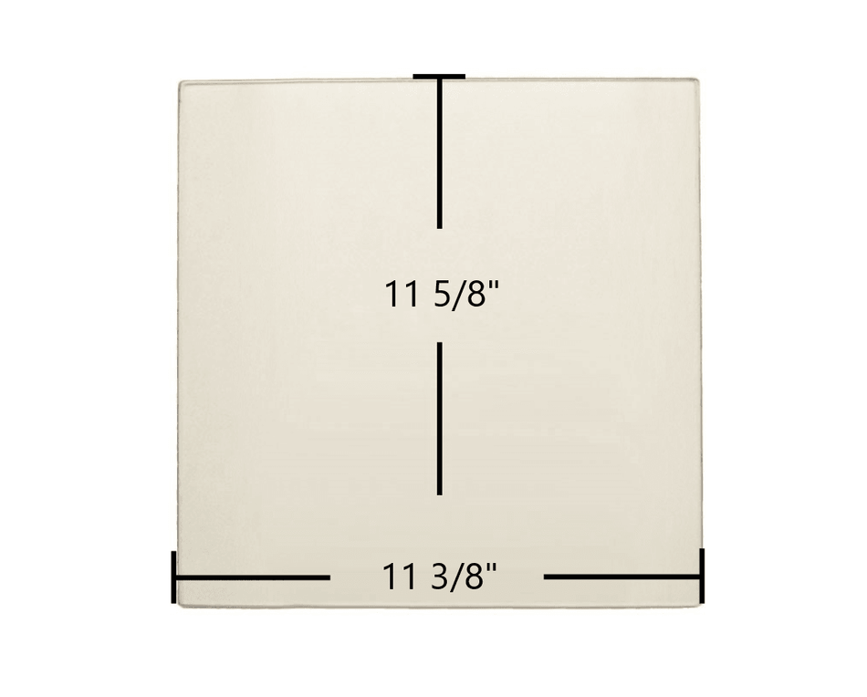 Austroflamm Integra FS Door Glass Replacement – 11 3/8" x 11 5/8" High-Temperature Ceramic Glass Panel (Z14846) - Total Hearth