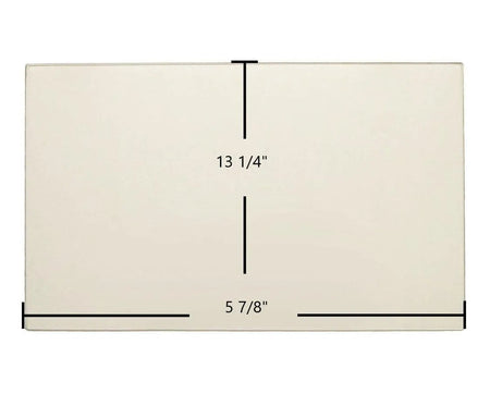 Avalon Astoria Pellet Side Door Glass Replacement – 5 7/8" x 13 1/4" High-Temperature Ceramic Glass Panel (901-02005) - Total Hearth