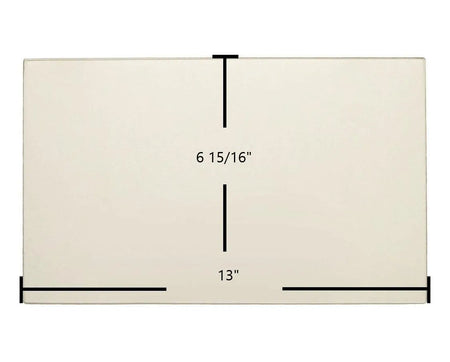 Big Jim’s Door Glass Replacement – 13" x 6 15/16" High-Temperature Ceramic Glass Panel (Big Jims) - Total Hearth
