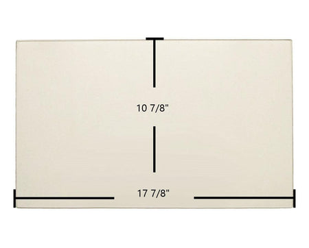 Blaze King Chinook 30, CK24C, CK24F, Caldera, King 40, Sirocco SC30, Ashford 30.2 Door Glass Replacement – 17 7/8" x 10 7/8" High-Temperature Ceramic Glass Panel (130-0243 / s.z0243) - Total Hearth