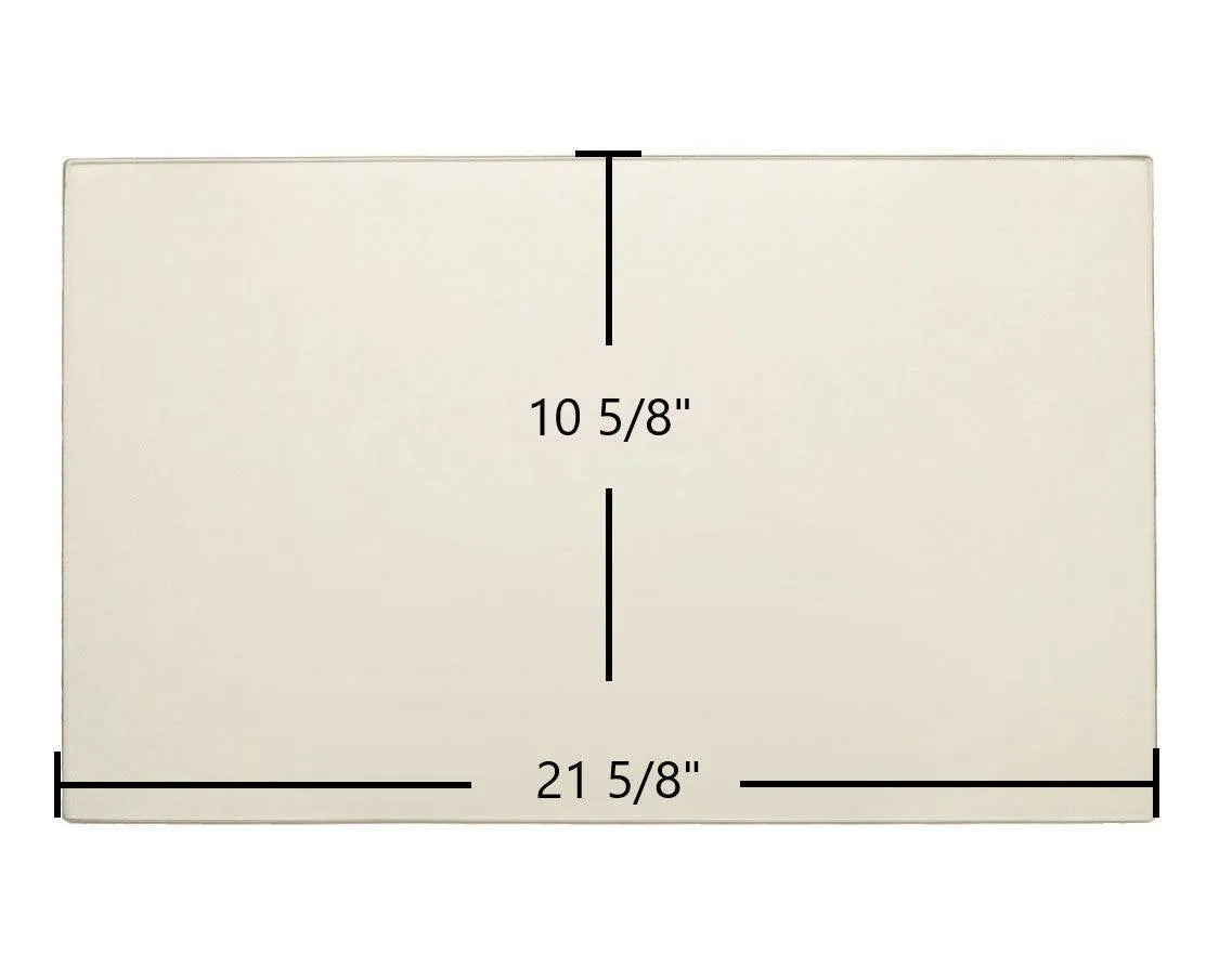 Blaze King Briarwood BRII/90 Door Glass Replacement – 21 5/8" x 10 5/8" High-Temperature Ceramic Glass Panel (730) - Total Hearth
